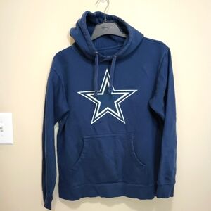 Pro Line Fanatics NFL Dallas Cowboys Lightly Distressed Hoodie Size Medium